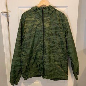 North Face Camo Windbreaker